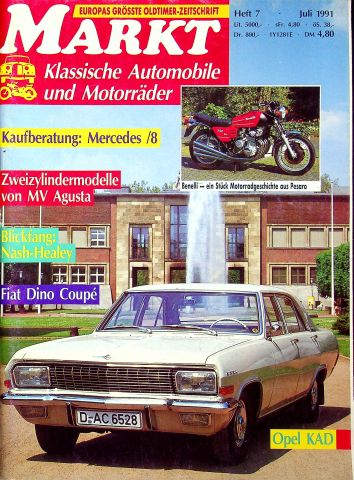 Deckblatt Oldtimer Markt (07/1991)